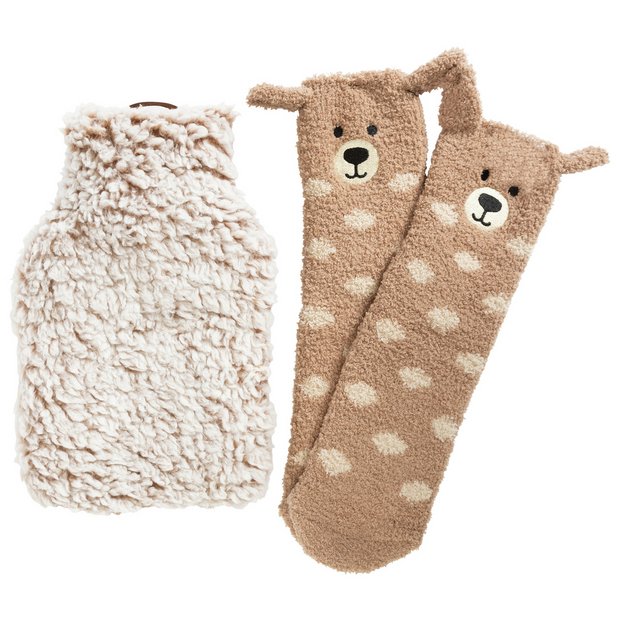 Argos Home kids hot water bottle gift set, UK version