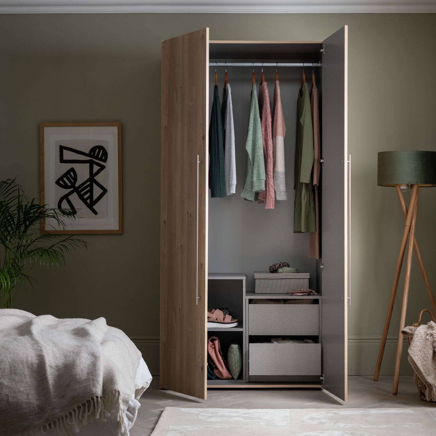 Habitat Atlas grey drawer unit 13kg, UK version