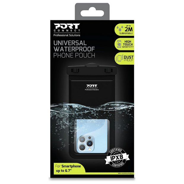 Port Designs waterproof smartphone pouch Black (British brand)