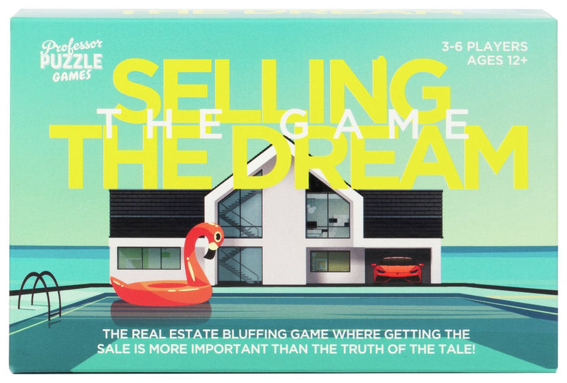 Professor Puzzle Selling The Dream Game board game, imported from the UK