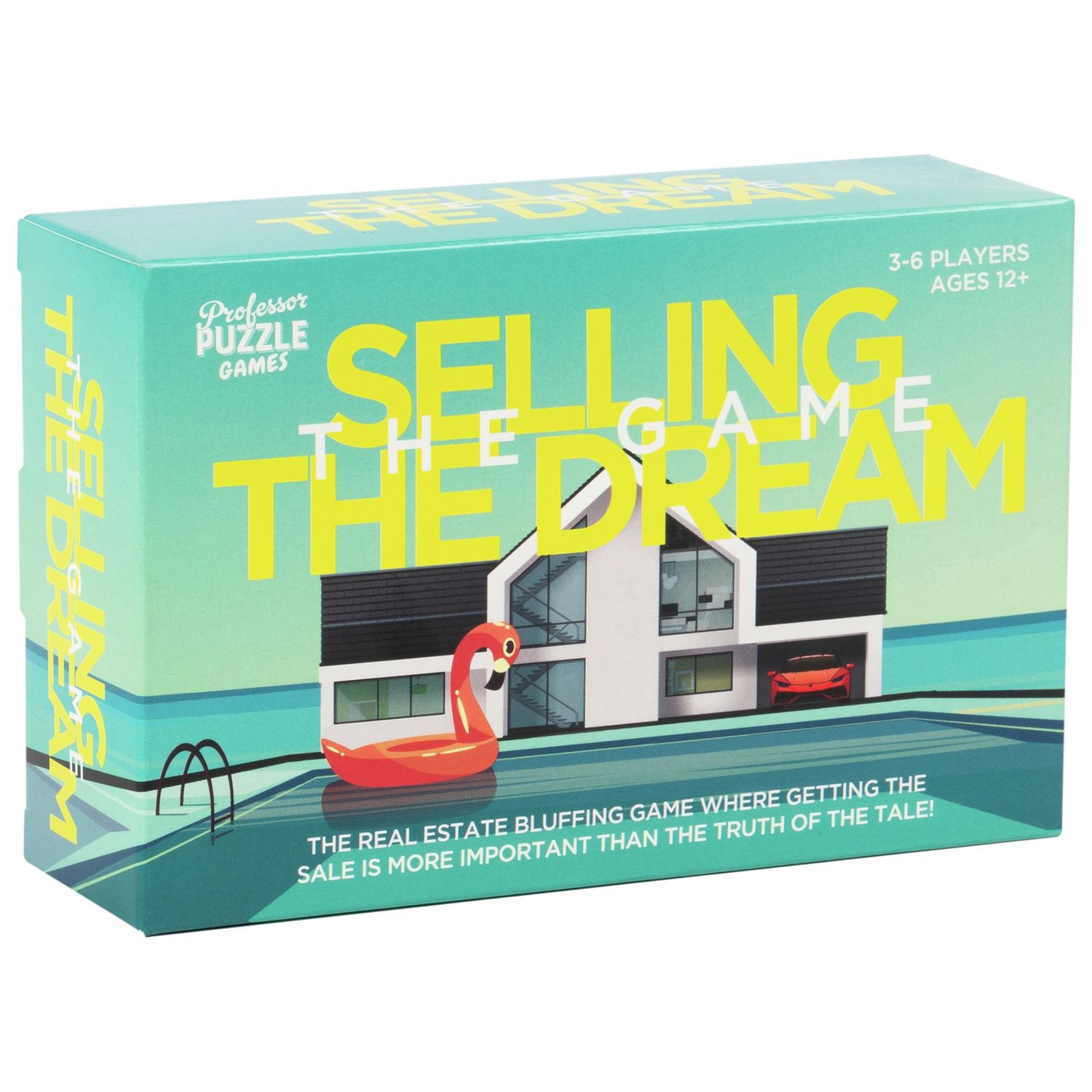 Professor Puzzle Selling The Dream Game board game, imported from the UK