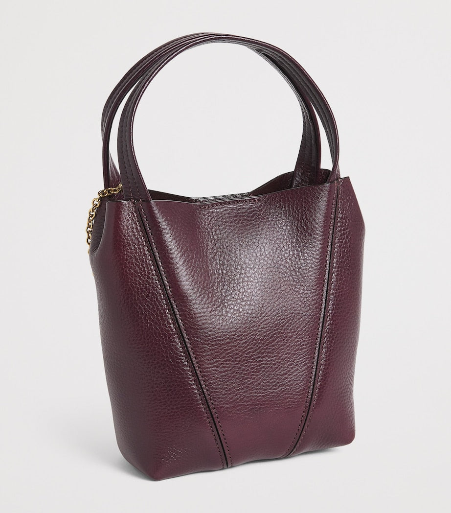 Chloé small leather Spin tote bag - British product