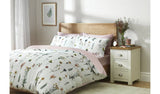 Habitat Cotton Dried Flowers White Bedding Set - King