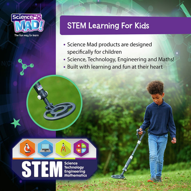 Science Mad digital metal detector for children, UK version