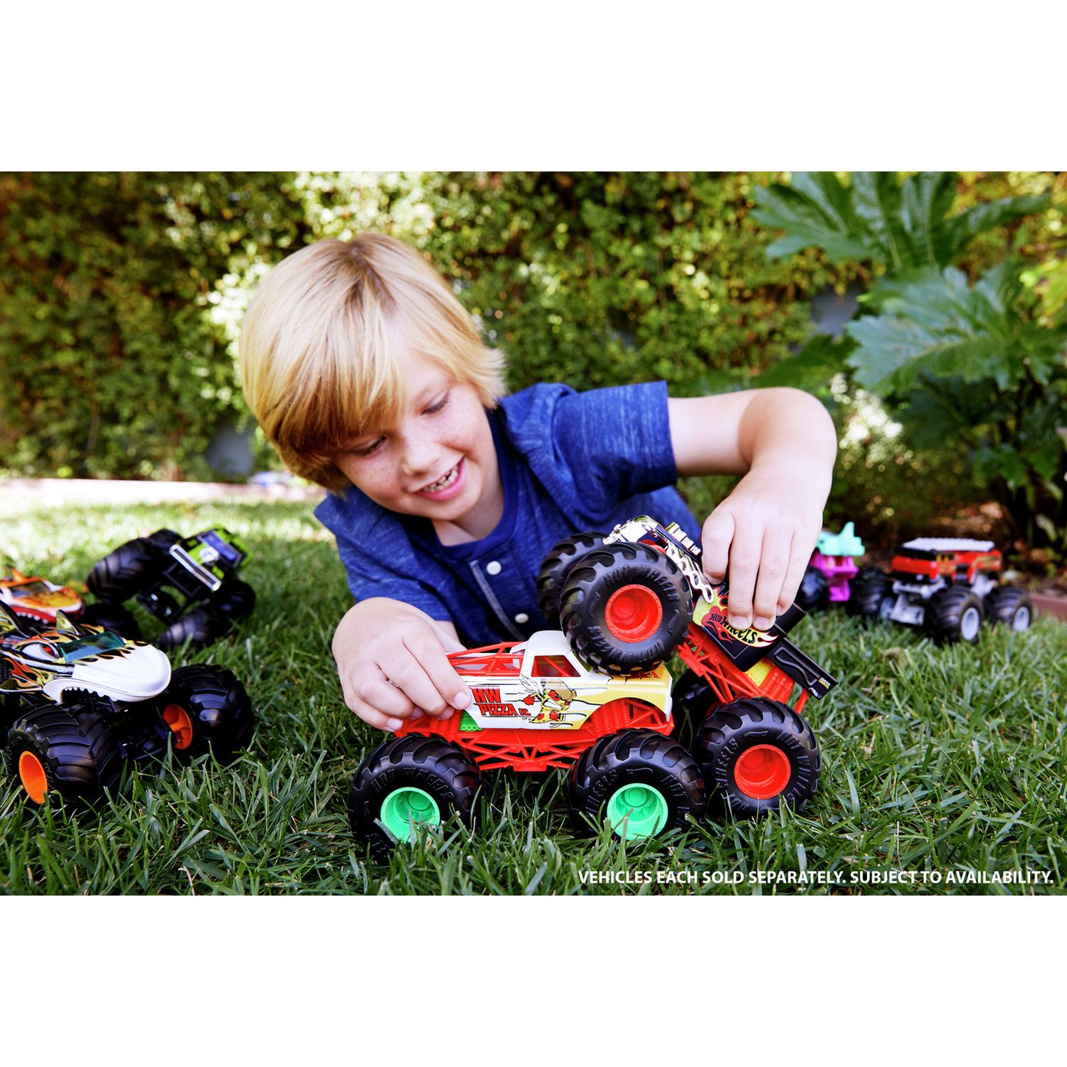 Hot Wheels oversized monster truck 1:24 scale (British brand)