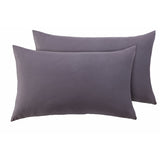 Silentnight Supersoft Standard Pillowcase Pair in Charcoal (British brand)