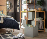 Argos Home set of 4 square plus boxes grey - British product
