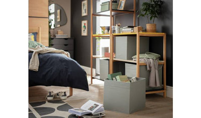 Argos Argos Home مجموعة من 4 صناديق مربعة Plus باللون الرمادي - اشترِ عبر الإنترنت من McGrocer