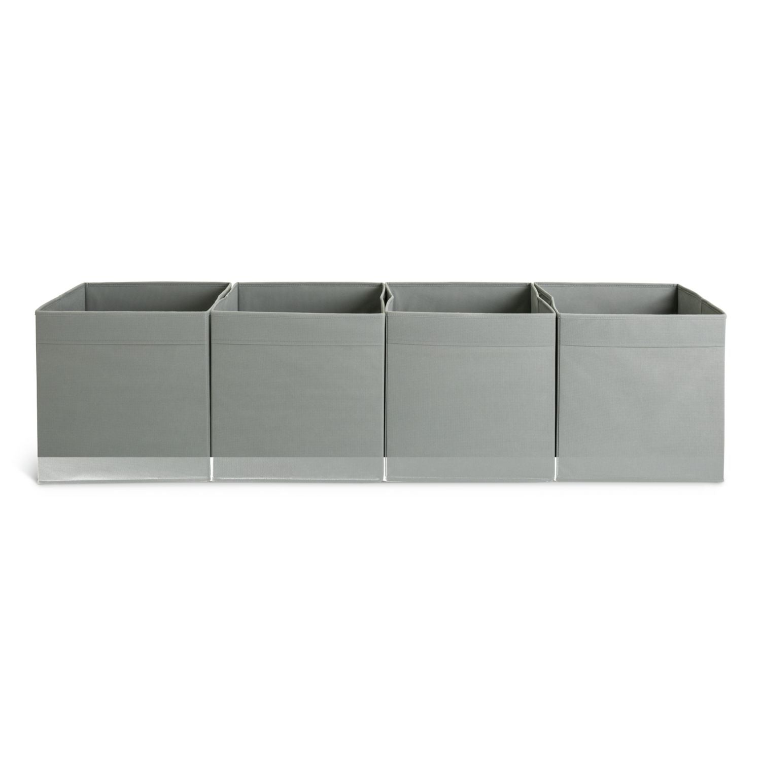 Argos Home set of 4 square plus boxes grey - British product