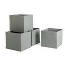 Argos Home set of 4 square plus boxes grey - British product
