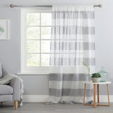 Habitat grey voile curtain 140x229cm, UK version