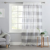 Habitat grey voile curtain 140x229cm, UK version