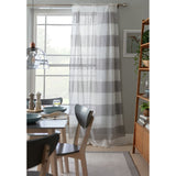 Habitat grey voile curtain 140x229cm, UK version