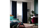 Argos Home Velvet Eyelet Curtains Ink 229x229cm - British product