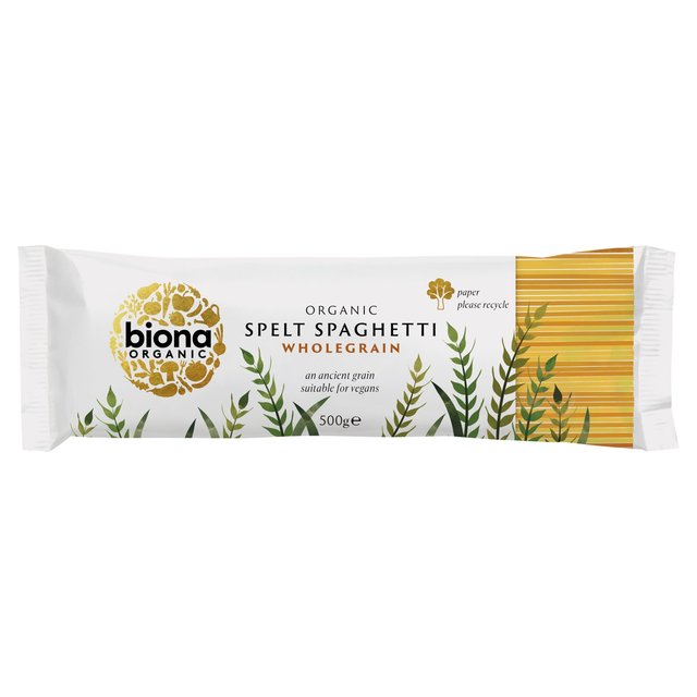 Biona Organic Spelt Wholegrain Spaghetti Pasta   500g GOODS M&S   