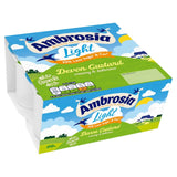 Ambrosia Light Custard Pots   4 x 125g GOODS M&S   