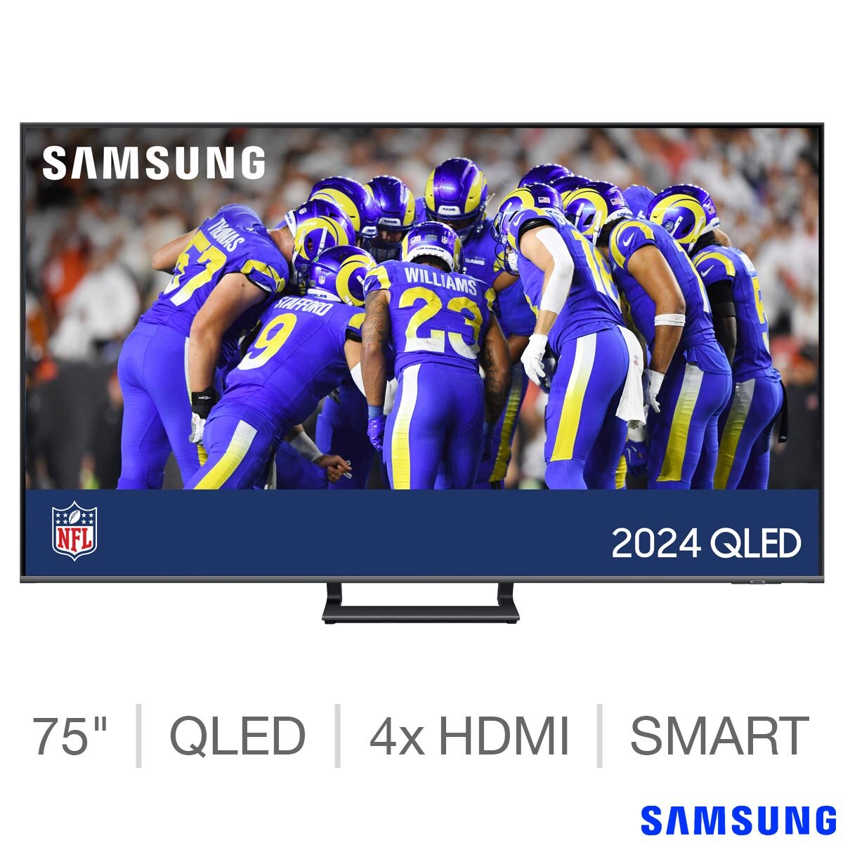 Samsung QE75Q77DATXXU 75 Inch QLED 4K Ultra HD Smart TV GOODS Costco UK