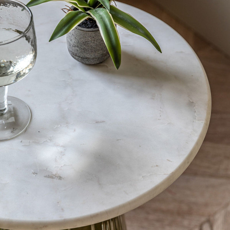 Gallery Seville Green side table 48cm, UK version