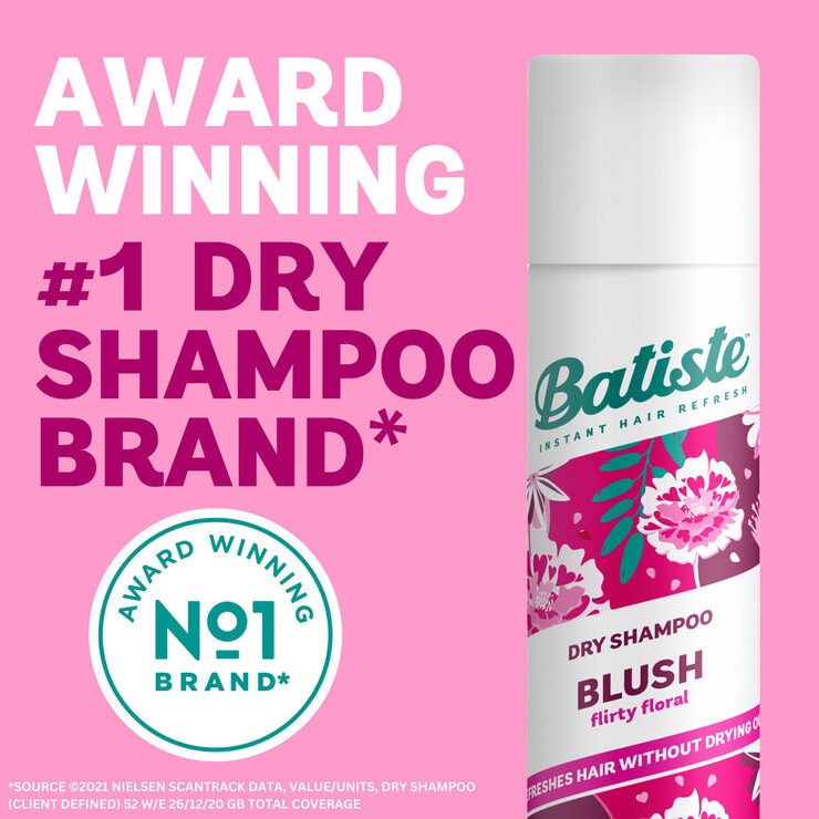 Batiste Blush dry shampoo 6 x 350ml - British product