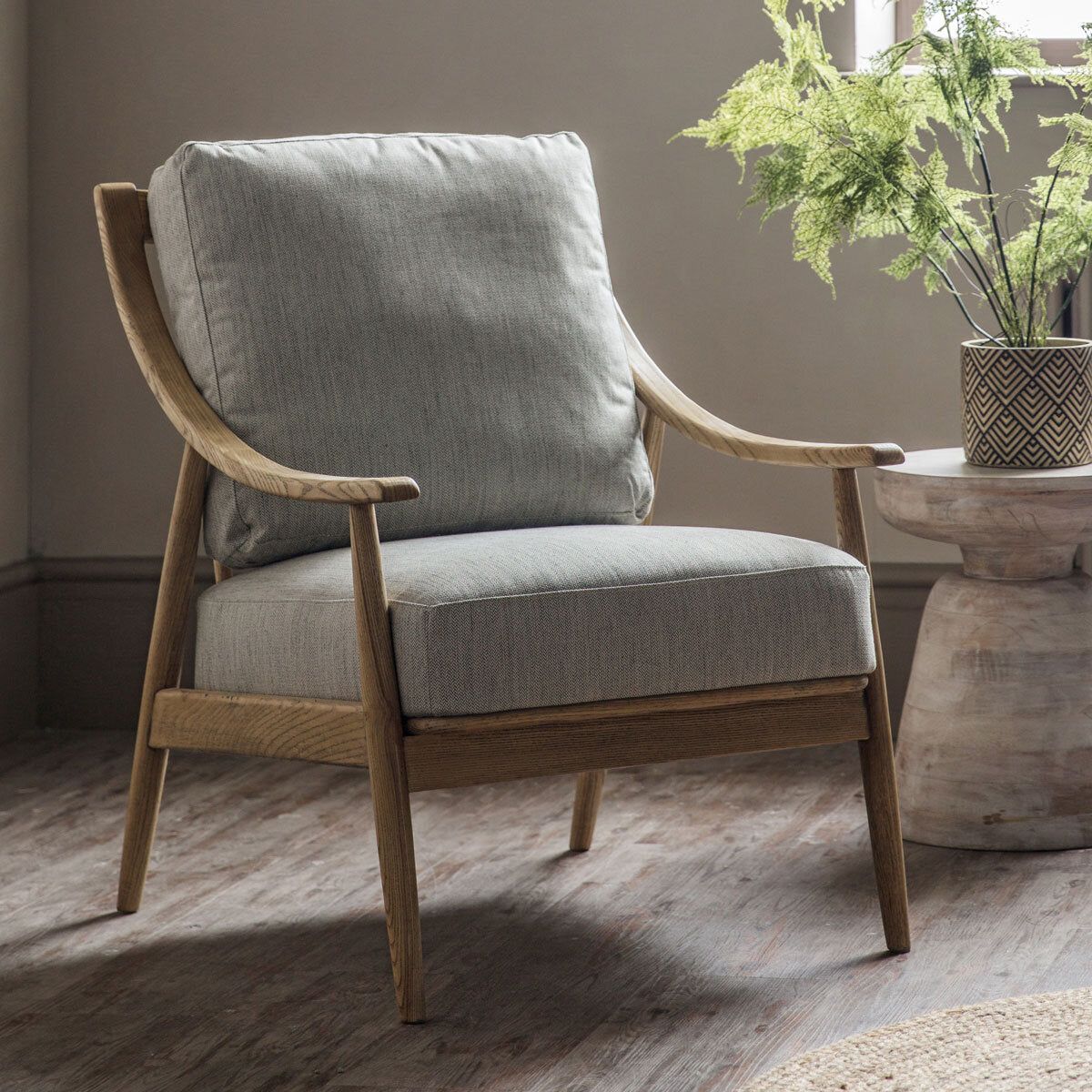 Gallery Reliant Natural Linen Armchair