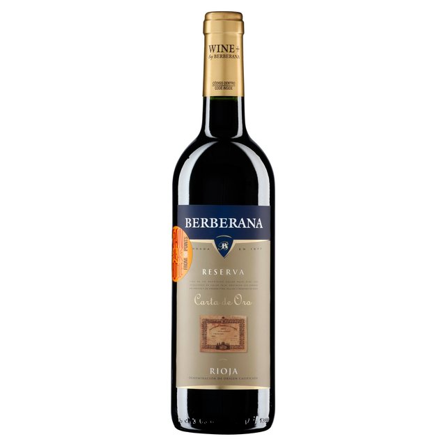 Berberana Carta de Oro Reserva Rioja   75cl GOODS M&S   