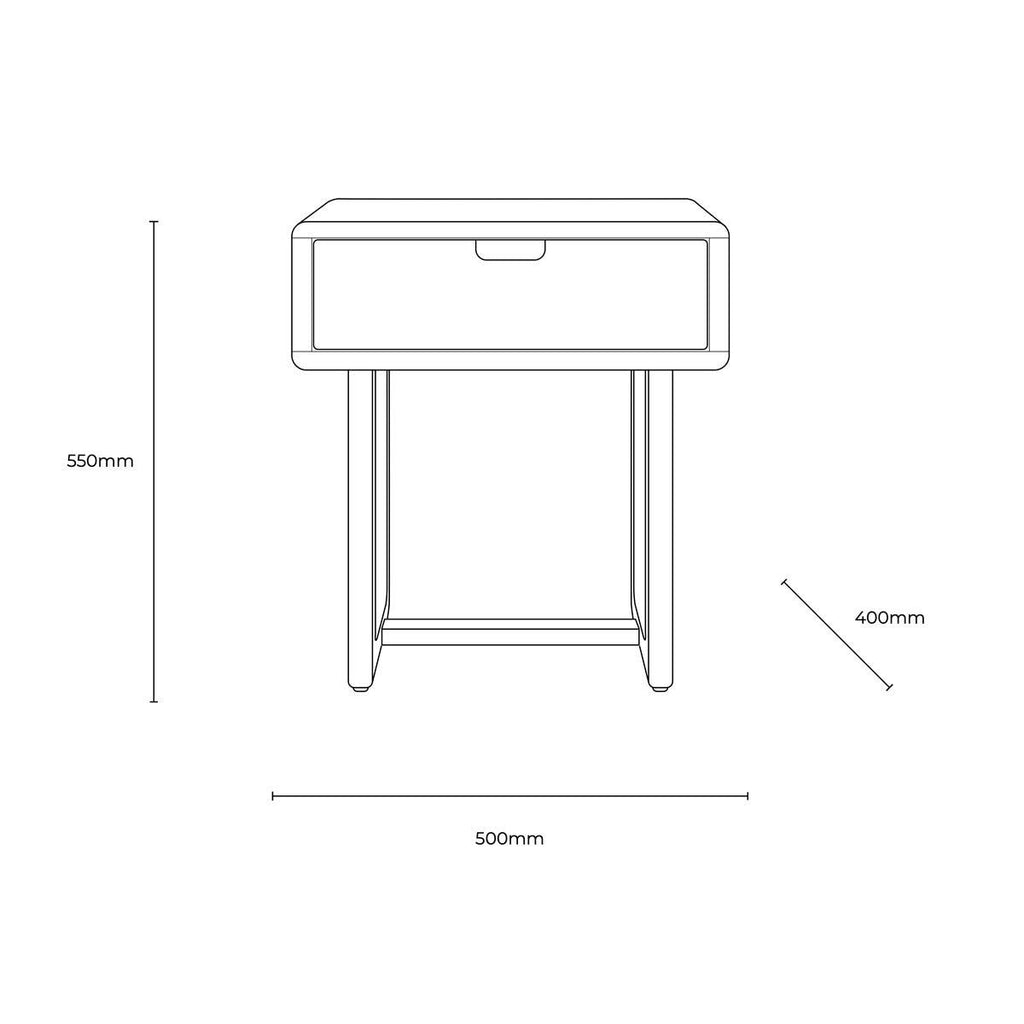 Gallery Craft Oak Nightstand