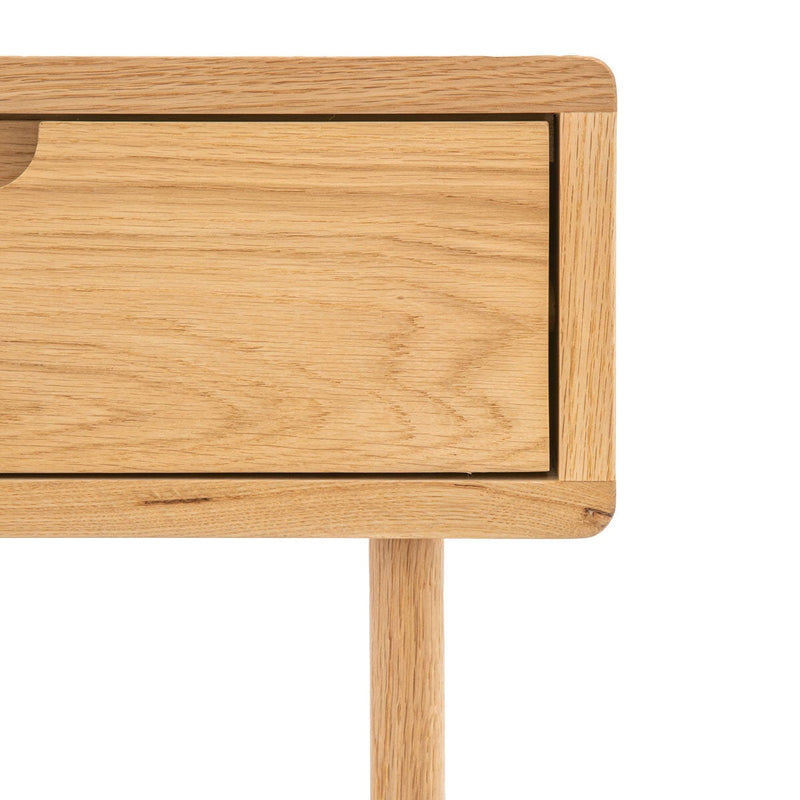 Gallery oak nightstand light brown finish 13kg, UK version