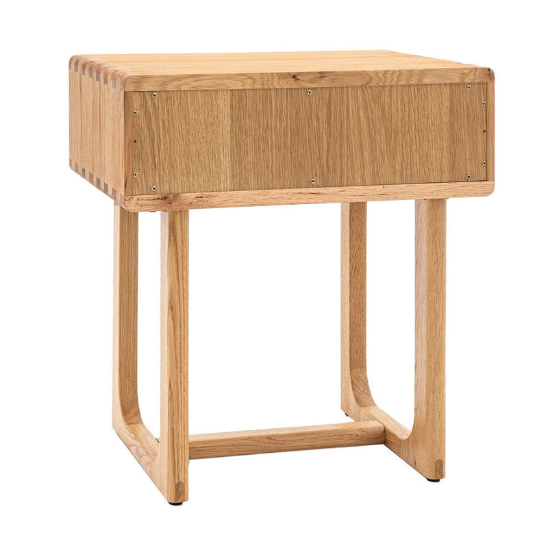 Gallery oak nightstand light brown finish 13kg, UK version