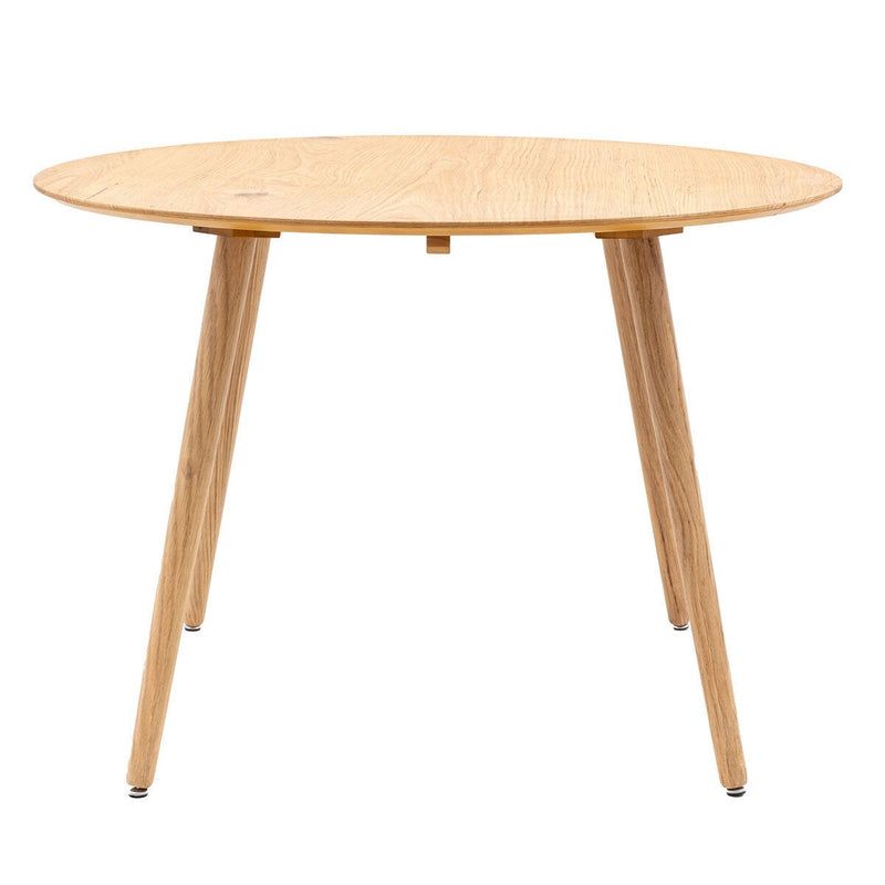Gallery Hatfield dining table round oak veneer, UK version