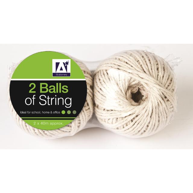 Balls Of String 40m   2 per pack GOODS M&S   