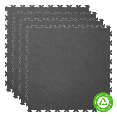 Costco UK Klikflor RX500 7mm Recycled Garage Floor Tiles 4 Pack Graphite- Buy online at McGrocer