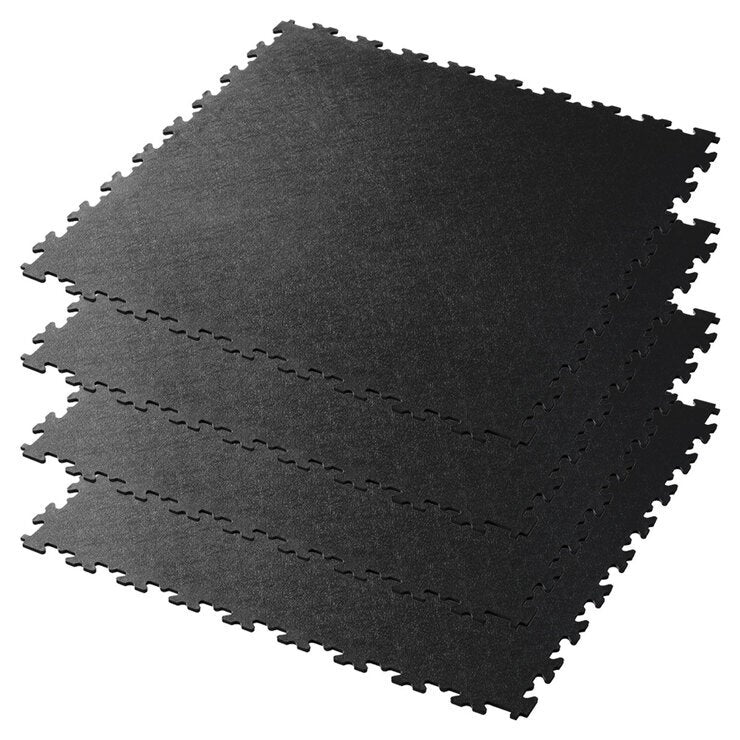 Klikflor X500 garage floor tiles 5mm black (British brand)