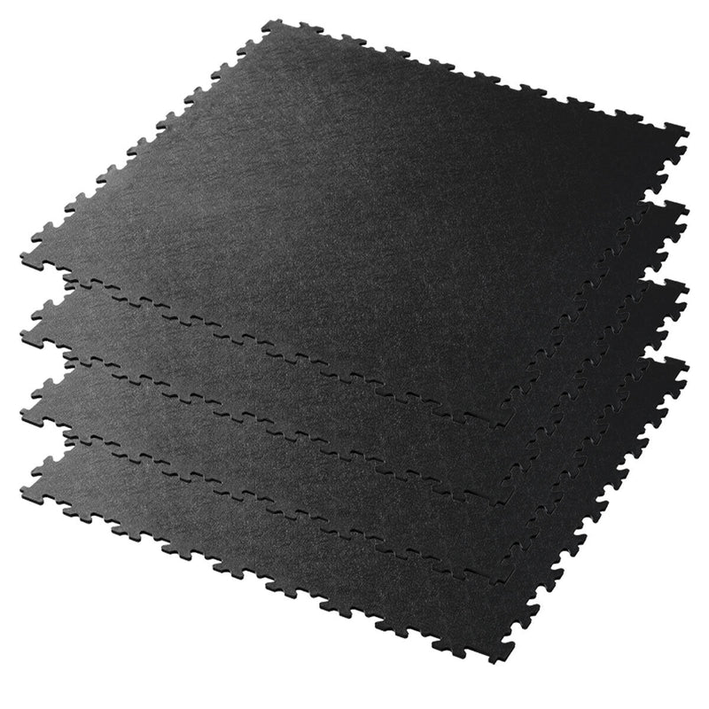Klikflor X500 5mm floor tiles in Black or Graphite, UK version