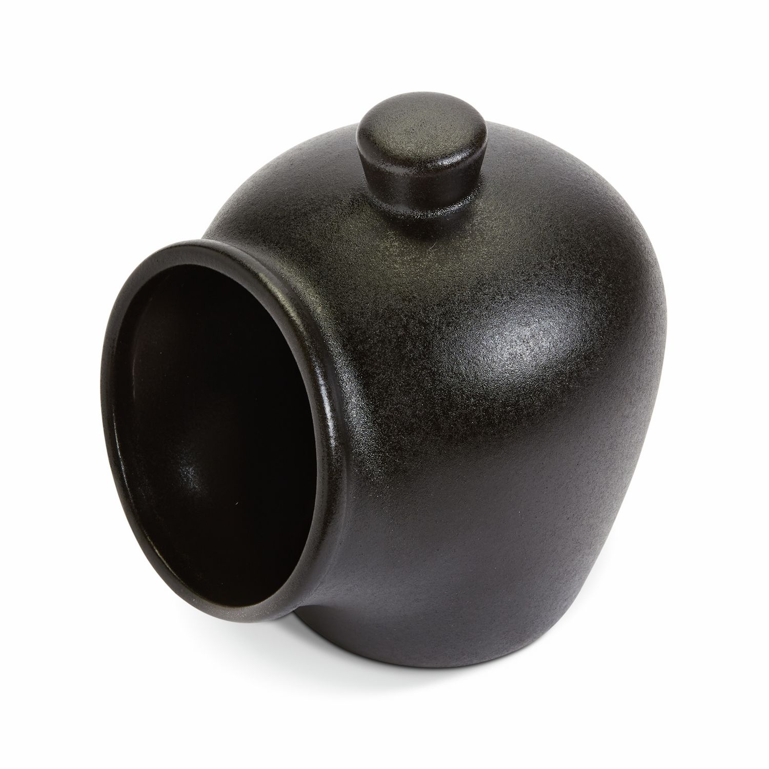 Habitat stoneware salt pig 16.1x13.5x14.8cm, UK version