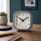 Acctim Remi analogue alarm clock grey, UK version