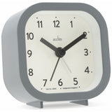 Acctim Remi analogue alarm clock grey, UK version