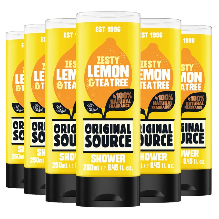 Original Source Zesty Lemon shower gel 6x250ml (British brand)