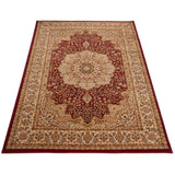 Concept Looms Grand Heritage Red & Beige Persian design rug - British product