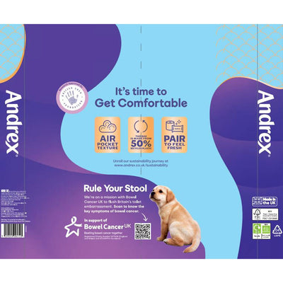 Andrex Ultimate Quilts 3-lagiges Toilettenpapier 3 x 16 x 24 Einheiten