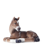 Royal Copenhagen hand-crafted porcelain horse figurine, 9cm, imported from the UK