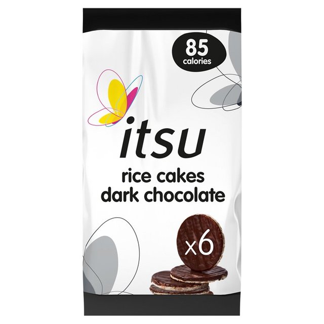 Itsu Dark Chocolate Rice Cakes   100g GOODS M&S   