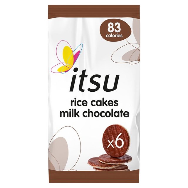 Itsu Milk Chocolate Rice Cakes   100g GOODS M&S   