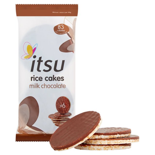 Itsu Milk Chocolate Rice Cakes   100g GOODS M&S   