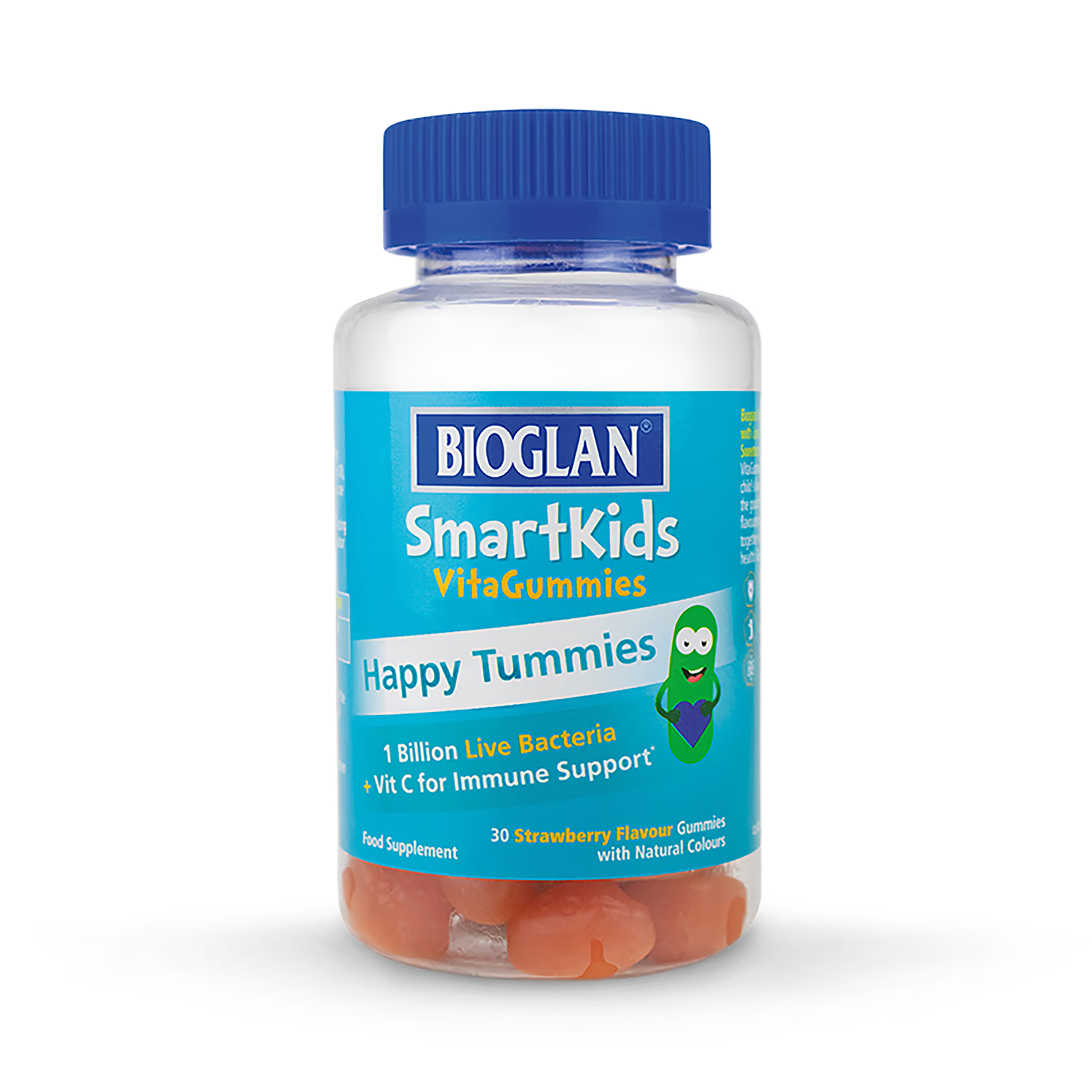 Bioglan SmartKids probiotic gummies strawberry flavour 30ct - British product