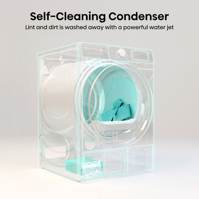 Hisense DH7S107BB Svart Varmepumpe Tørketrommel 10kg