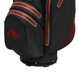 Longridge Elements Waterproof Golf Cart Bag in Black and Red (British brand)