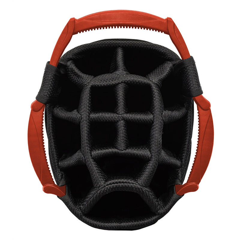 Longridge Elements Waterproof Golf Cart Bag in Black and Red (British brand)