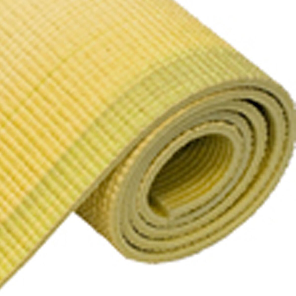 Davina McCall yoga mat and block set in yellow (British brand)