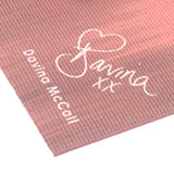 Davina McCall yoga mat and block set orange, imported from the UK