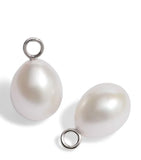 Annoushka white gold baroque pearl earring drops - British product